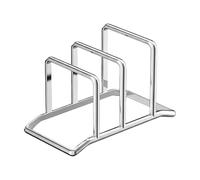 Clove Support Tablas De Cortar Cocina - Acero Inoxidable 16.8 x 10 x 10.5 cm Soporte Para Tabla De Cortar with for Chopping Boards, Ventilated Space Saver, Utensil Trays, Kitchen at Home