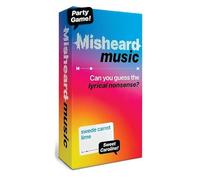 Clovella Misheard Music-Guess The Lyric Nonsense, The Music Party Game Guess The Song or Artist, 500 Lyrical Nonsense Cards Fast-Paced Family Card Game