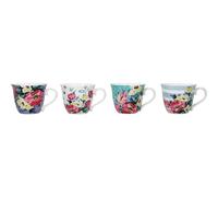 Clovelly Porcelain 80ml Set of Four Espresso Cups Mikasa Multi One Size