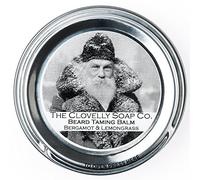Clovelly Soap Co Natural Handmade Beard Balm with Bergamot and Lemongrass 65g Tin