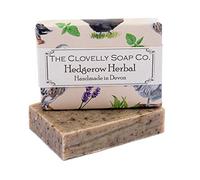 Clovelly Soap Co Natural Handmade Exfoliating Soap Bar with Comfrey Lavender & Nettle for all Skin Types 100g