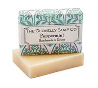 Clovelly Soap Co Natural Handmade Peppermint Soap Bar for all Skin Types 100g