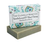Clovelly Soap Co Natural Handmade Sandalwood & May Chang Soap Bar for all Skin Types 100g