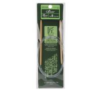 Clover Takumi Bamboo Circular Knitting Needles 48-inch, Size 8/5 mm