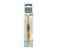 clover 1005/E Soft Touch Crochet Hook: 3.50mm, 3.5mm, Yellow