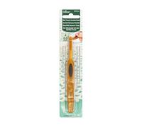 clover 1010/J Soft Touch Crochet Hook: 6.00mm, Metal, 6mm, Brown