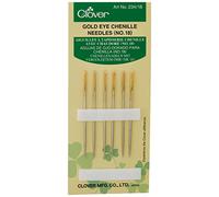 Clover 234/18 Gold Eye Chenille Needles No. 18