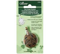 clover 3105 Yarn Cutter Pendant Antique Gold, 2.76 x 8.35 x 14.44 cm