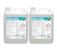 Clover 319 Sola-Bac Heavy Duty Bactericidal Cleaner 5 Litre - Pack of 2