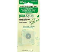 Clover 7512 Rotary Blade Refill Pack: 18mm x 2, Steel, Pkg, 2