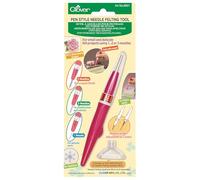 Clover 8901 Pen Style Needle Felting Tool, 1, Red