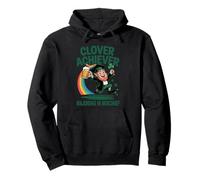 Clover Achiever Mischief Maker St Patrick's Day Irish Puns Pullover Hoodie
