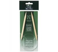Clover Bamboo Circular Needles 60cm - each