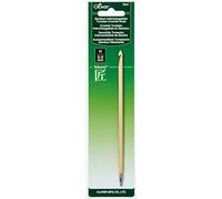 Clover Bamboo Interchangeable Tunisian Crochet Hook, Green, 6.5" Height x 0.2" Length x 0.2" Width