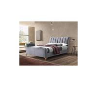 Birlea Clover Small Double Fabric Bed Frame - Grey