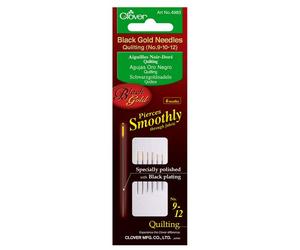 Clover Black Gold Needles: Quilting Assorted, 1