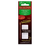 Clover Black Gold Quilting Betweens Needles-Size 12 6/Pkg