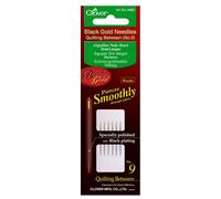 Clover Black Gold Needles: Quilting/Betweens No 9, 9