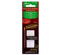 Clover Black Gold Needles: Quilting No 12