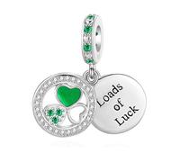 Clover Charms for Pandora Charm S925 Loads of Luck Guardian Bead for You