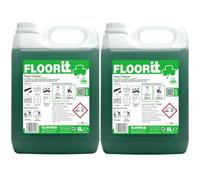 Clover Chemicals 498 Floorit Floor Cleaner, 5 L, Pack of 2