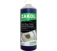 Clover Chemicals 501 Zakol Acidic Toilet Cleaner/Descaler, 1 L, Pack of 12