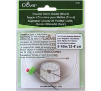 Clover Circular Stitch Holder: Short, Other, Multicoloured, 2.38 x 12.16 x 14.7 cm