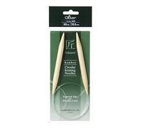 Clover CL3908 Takumi Bamboo: Knitting Pins: Circular: 60cm x 10.00mm, Wood, 10mm