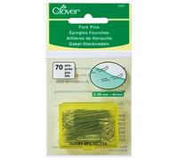 clover Fork Pins, Metal, Silver, One Size (70 Pieces), 2401