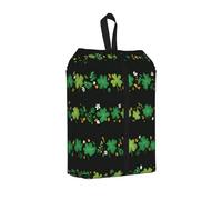 Clover Garland Printed Travel Shoe Storage Bag Waterproof Jacquard Fabric is Lightweight, with Strong Handle and Central Zipper.