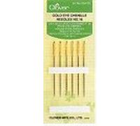 Clover Gold Eye Chenille Needles No. 22, Silver