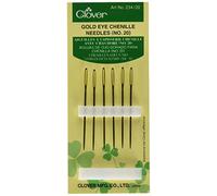 Clover Gold Eye Chenille Needles No. 20, Size 6/Pkg
