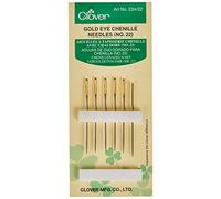 Clover Gold Eye Chenille Needles No. 22, Silver