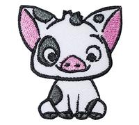 CLOVER INTER Pua Pig Iron on Patches Embroidered Badge Saw On Patch for Jeans, Clothing, Bags, Jackets, Caps