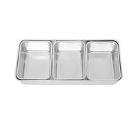 Clover Kitchenware Japanese Yakumi Pan Condiment Holder 3 Large Insert, 145x330x600 mm