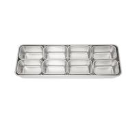 Clover Kitchenware Japanese Yakumi Pan Condiment Holder4 Small Insert, 145x435x60 mm