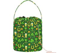 Clover Luck Crochet Tote Bag