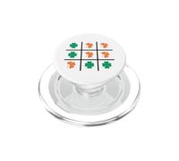 Clover Lucky Shamrock St. Patrick's Day Green PopSockets PopGrip for MagSafe