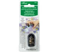 Clover Natural Fit, 3, Seamless Thimble, Black, Small, Inner Dimensions 9/16" 14.5mm