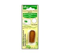 Clover Natural Fit Leather Thimble: Medium, 1
