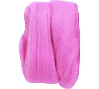 Clover Natural Wool Roving: Pink 20gm, 20