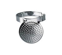 Clover Open-Back Palm Thimble Heavy-Duty Hand Sewing Guard