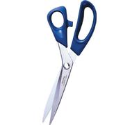 Clover Patchwork Scissors: Large, Steel, Silver/Blue, 1