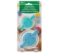 Clover Pom Maker: Large, Other, Blue/Green/Off White, 5.81 x 12.54 x 23.84 cm