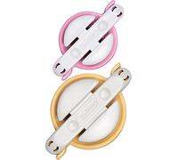 Clover Small Pom-Pom Maker, 3124, Pink/Yellow