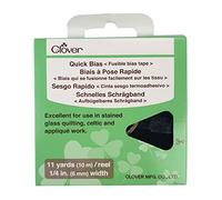 clover Quick Bias Tape: 6mm x 10m: Black, 6