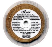clover Quick Bias Tape: 6mm x 10m: Gold, cotton, 6
