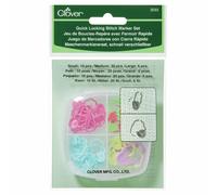 Clover Quick Locking Stitch Markers - Chose Small Medium Large or Set - Knitting