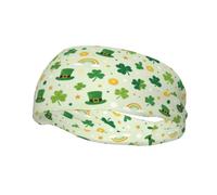 Clover Rainbow Unisex Sweat Absorbing Headband for Men Women Workout