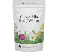 Clover Seed Mix 50/50 Red & White - No Grass - Ideal for Lawns, Green Manure, Forage, Soil Improvement & Wildlife Support - Hardy UK Blend (100g)
